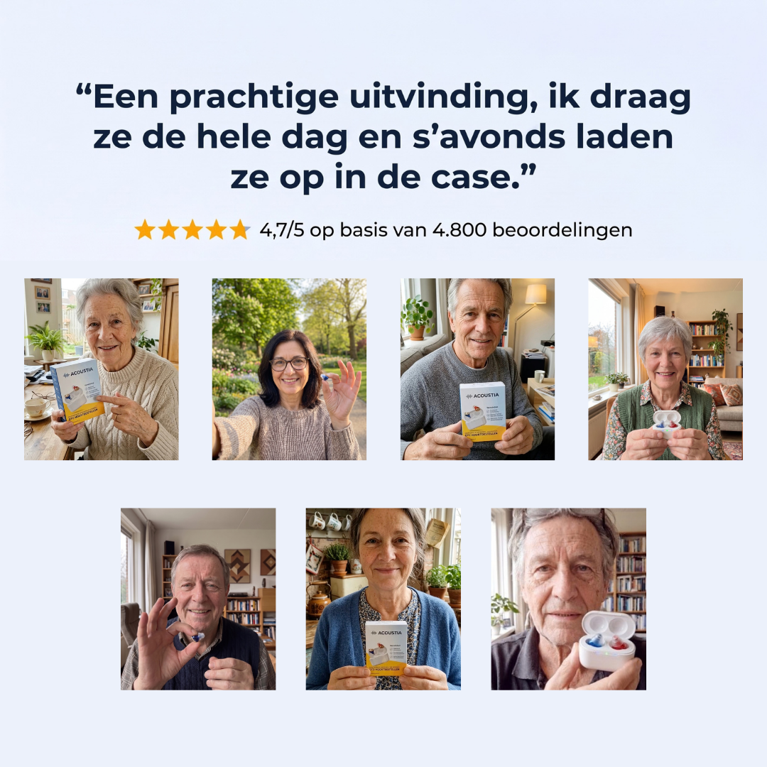 Acoustia 2.0 – Hearing aid without a prescription | Clear hearing